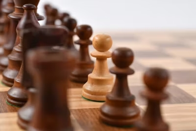 A chess game representing SMART GOALS