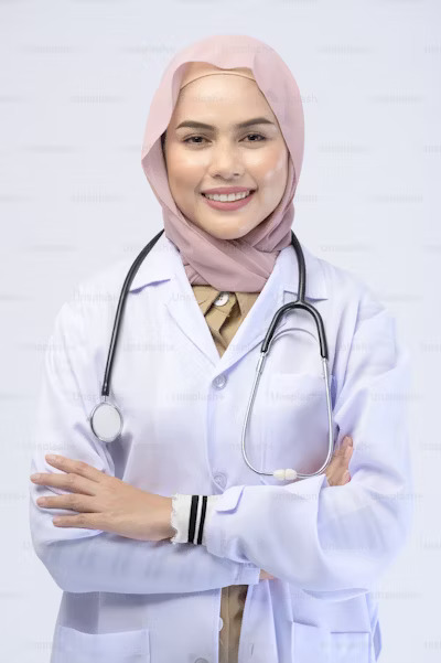 a photo of a female registered nurse